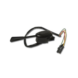Commodo clignotant 2CV noir avec bruiteur - 12V