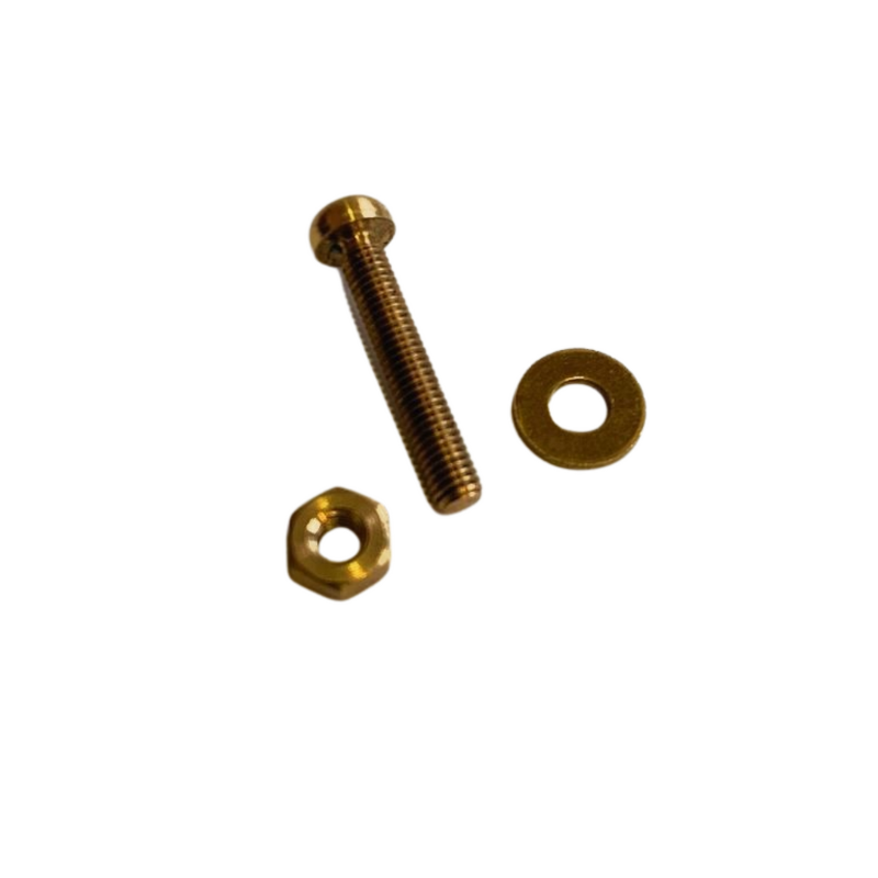 Vis laiton fixation de jonc de calande et écusson 2CV capot 23 nervures