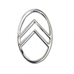 Écusson Citroën ovale inox pour calandre -06/53