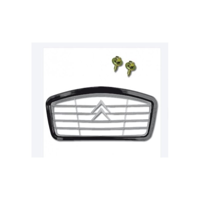 Calandre 2CV NM plastique grise bord noir