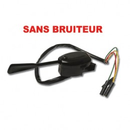 Commodo clignotant noir sans bruiteur 2CV 12V et 6V