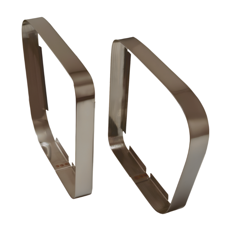 Jeu d'enjoliveurs de support de feu arrière 2CV 02/70-