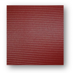 Capote 2CV renforcée fermeture Ext rouille / rouge cinabre petit grain