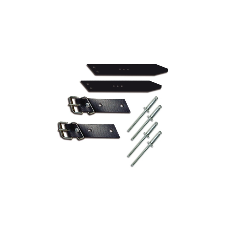 Sangles et contre sangles de capot Méhari noires