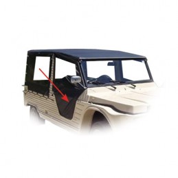 Porte D Méhari entoilée noire