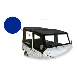 Bâche latérale D 4 sangles bleu Méhari 71 à 82