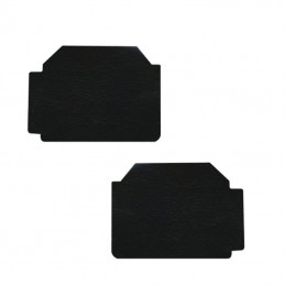 Panneaux de porte avant grand modèle skaï noir 2CV (lot)