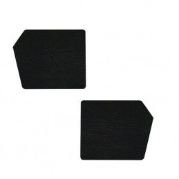 Panneaux de porte arrière grand modèle skaï noir 2CV (lot)