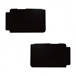 Panneaux de porte avant petit modèle skaï noir 2CV (lot)