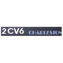 Monogramme 2CV6 Charleston fond noir