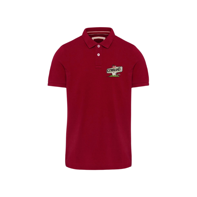 Polo CITROLAND femme bordeaux taille S