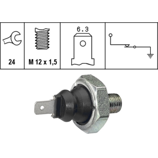 Mano contact d'huile 2CV 0.6 bar broche plate