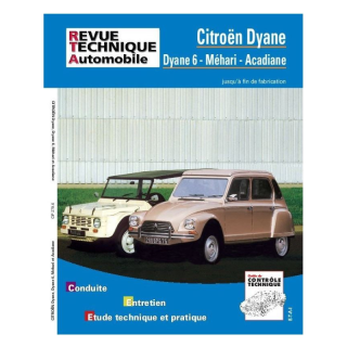 Revue Technique Automobile Dyane 6 Méhari Acadiane RTA