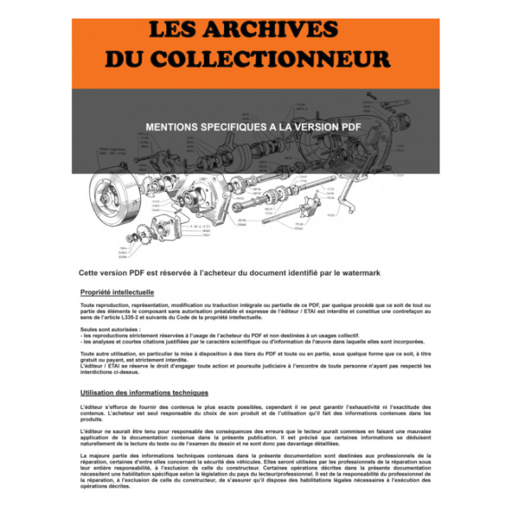 Revue Technique Automobile 2CV 1948 à 1970 RTA