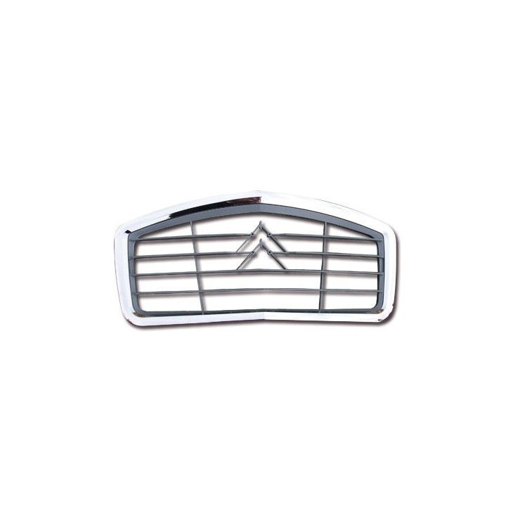 Calandre 2CV NM plastique gris bord chromé