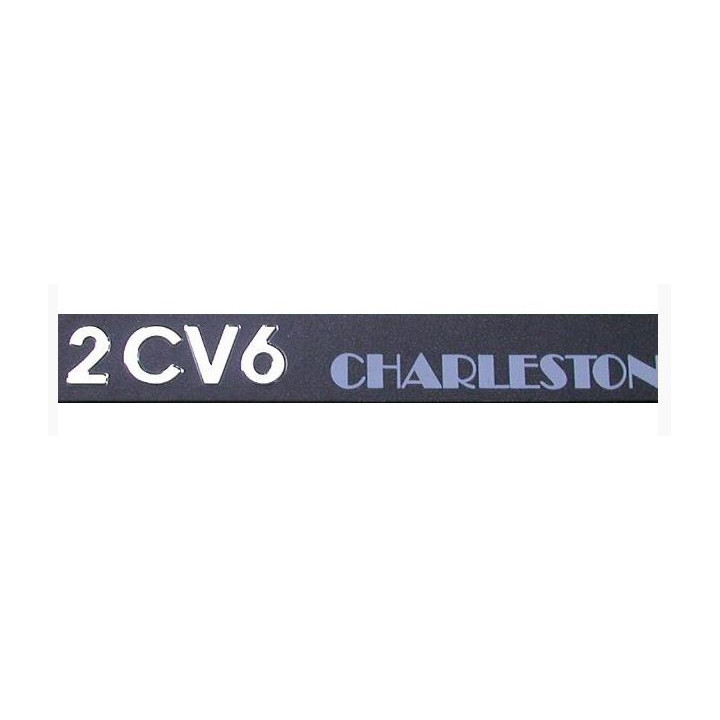 Monogramme 2CV6 Charleston fond noir