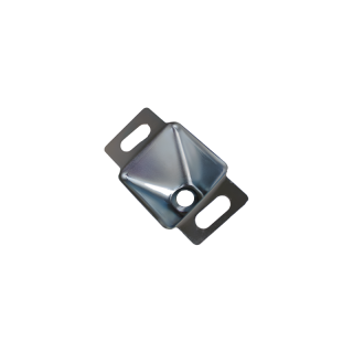 Fixation de verrou sur caisse de banquette AR D 2CV NM