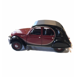 Miniature 2CV Charleston bordeaux 3 pouces