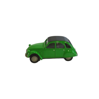 Miniature 2CV vert palmeraie 1974 3 pouces