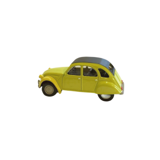 Miniature 2CV jaune cédrat 1978 3 pouces