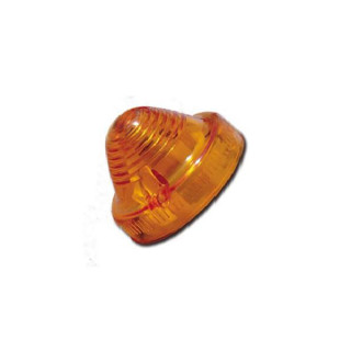Cabochon de clignotant orange rond aile AV