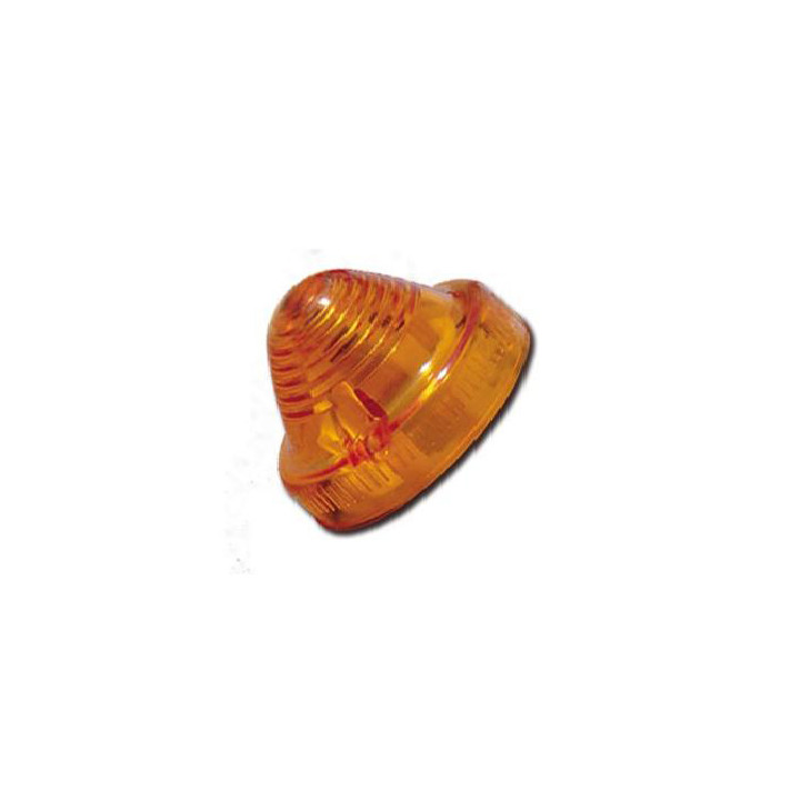Cabochon de clignotant orange rond aile AV