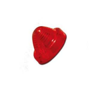 Cabochon rond rouge de feu stop 2CV fourgonnette Méhari Defender AM