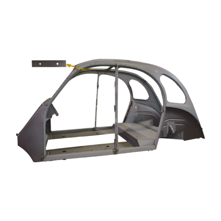 Attache d'arceau de capote 2CV dans montant AV