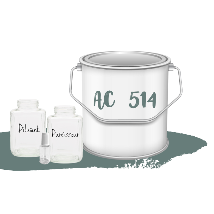 Kit de peinture Vert Agave AC514 voiture complète