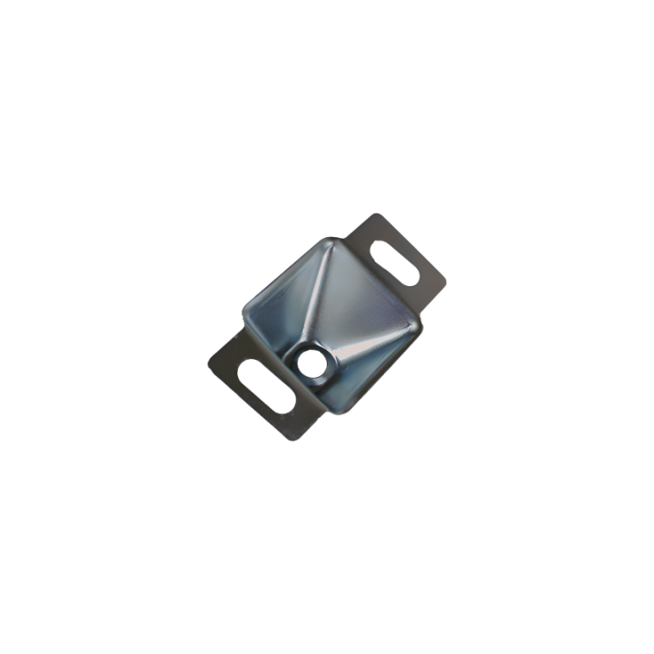 Fixation de verrou sur caisse de banquette AR G 2CV NM