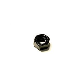 Écrou hexagonal M7 acier zingué noir