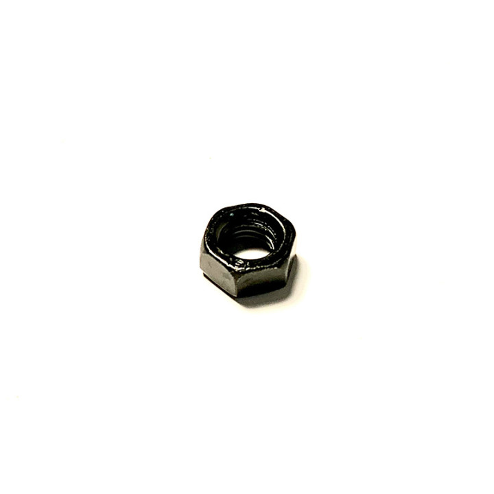 Écrou hexagonal M7 acier zingué noir
