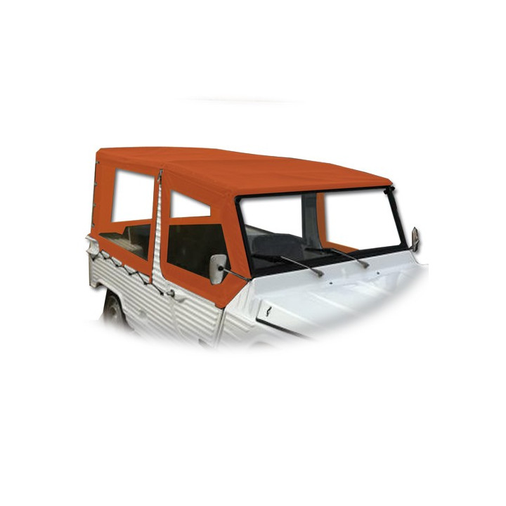 Jeu de bâches complet de Méhari orange 71 à 82