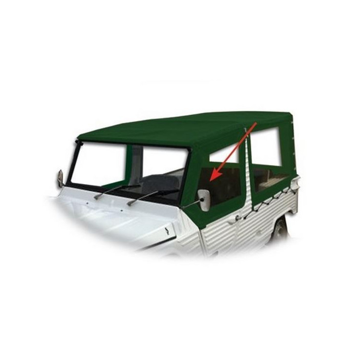 Haut de porte G Méhari vert