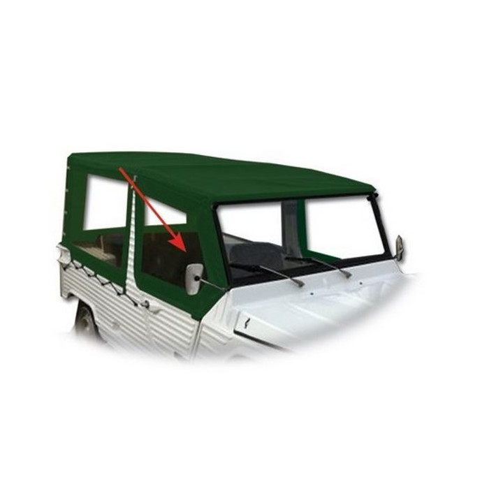 Haut de porte D Méhari vert