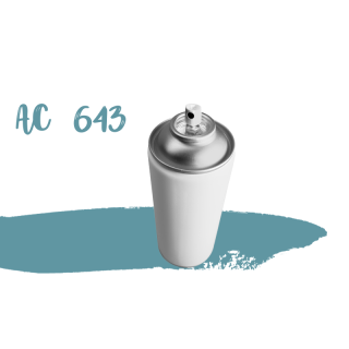 Bombe peinture Bleu Pétrel AC643 2CV