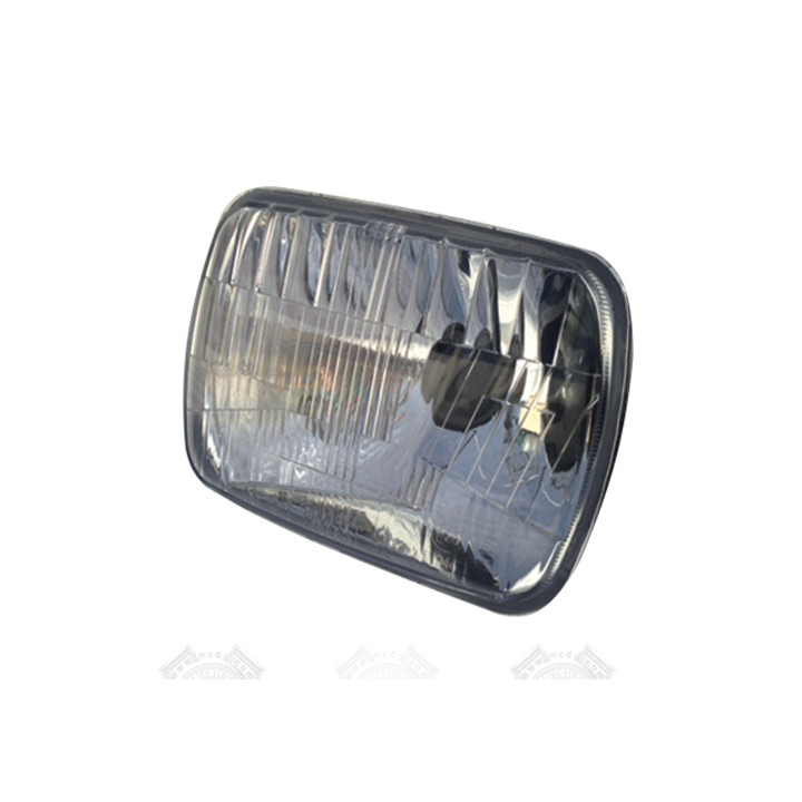 Optique de phare 2CV rectangulaire cuvelage plastique