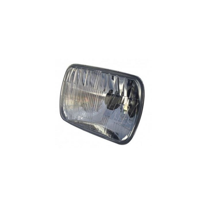 Optique de phare 2CV rectangulaire cuvelage fer