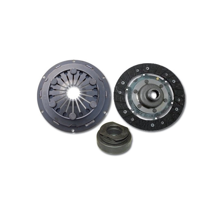 Kit embrayage 18 cannelures bombé diaphragme 2CV 02/1970-04/1982