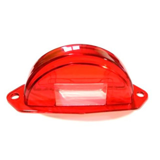Cabochon d'éclairage plaque 2CV A AZ AZU rouge