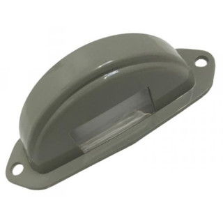 Cabochon d'éclairage plaque 2CV AZU AK350 gris