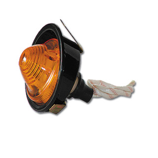 Clignotant AV D 2CV complet support noir