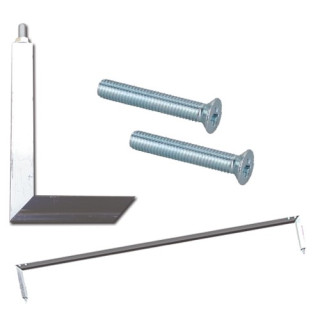 Visserie support pare brise Méhari M5x40 (x2)