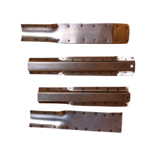 Renforts de plancher pour châssis 2CV AZ AZU (lot)