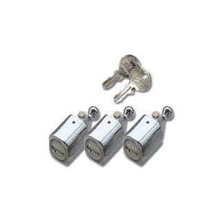 Barillets + boutons de serrure Dyane et Acadiane x3