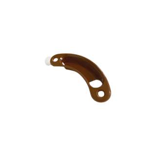Enjoliveur plastique de poignée gauche marron 2CV