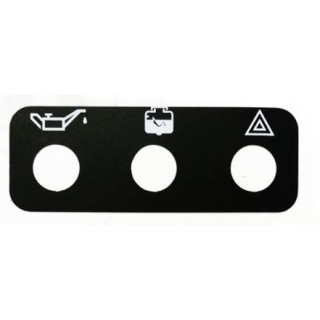Autocollant de témoins de tableau bord Dyane Acadiane