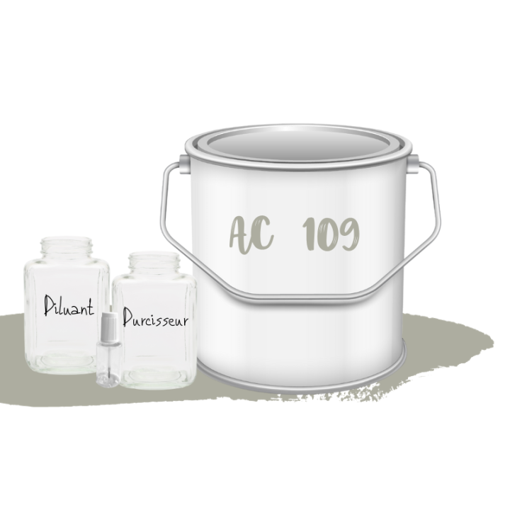 Kit de peinture Gris Métallisé AC109 voiture complète
