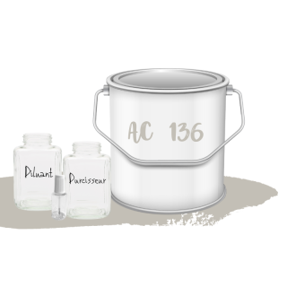 Kit de peinture Gris Rosé AC136 voiture complète