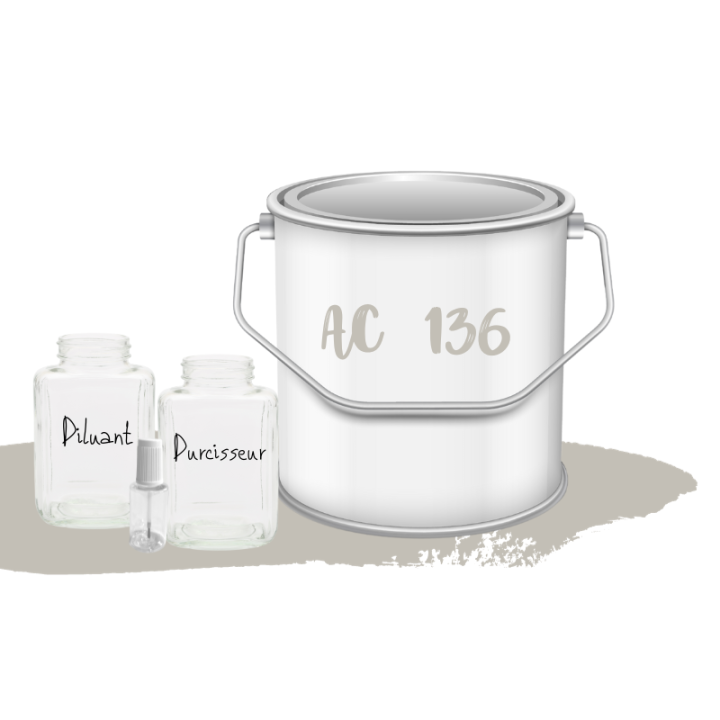Kit de peinture Gris Rosé AC136 voiture complète